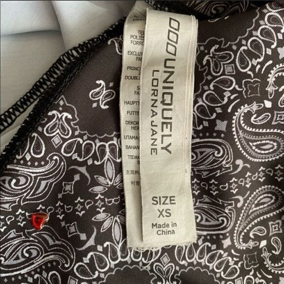 𝅺euc Lorna Jane Bandana Babe 7/8 core tight sz xs - Picture 4 of 8